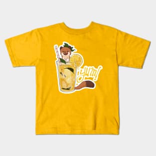 Stoat with Lemonade Kids T-Shirt